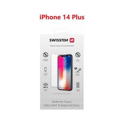 SWISSTEN Ochranné temperované sklo 2.5D pro Apple iPhone 14 PLUS 74517930 – Zbozi.Blesk.cz