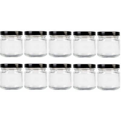 DuraHome Sklenice zavařovací s víčkem 53 10 ks x 106 ml – Hledejceny.cz