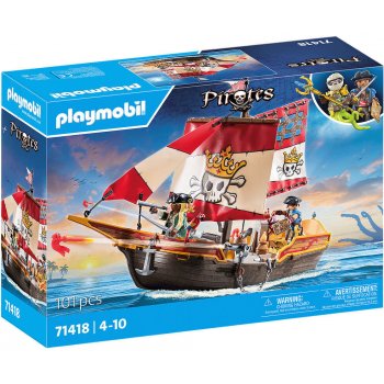 Playmobil 71418 Pirátská loď