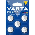 Varta CR 2016 5ks 6016101415 – Zboží Mobilmania