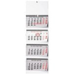 Nástěnný Čtyřměsíční skládaný šedý 2026 – Zboží Mobilmania