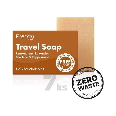 Friendly Soap přírodní mýdlo na tělo i vlasy na cestování 7x 95 g zero waste balení – Zbozi.Blesk.cz