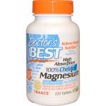 Doctor’s Best Magnesium High Absorption 100% chelated hořčík chelát 120 tablet – Hledejceny.cz