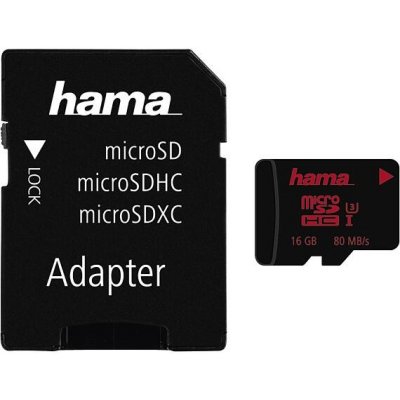 Hama microSDHC UHS-I 16 GB 123977 – Zboží Mobilmania