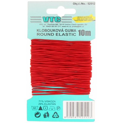 VTC Klobouková guma červená – Zboží Dáma