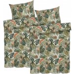 Livarno home povlečení z mikrovláknitého saténu 140x200 70x90 palmy – Zboží Dáma