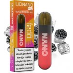 iJoy Lio Nano Pro 1200 Blackberries Ice 16 mg 1200 potáhnutí – Zboží Dáma