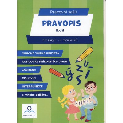 Pravopis 2 - Pracovní sešit pro žáky 5.-9. ročníku ZŠ - Martin Staněk – Zboží Mobilmania