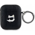 Karl Lagerfeld PU Embossed Choupette Head Pouzdro pro AirPods 1/2 KLA2PGCHPK – Sleviste.cz