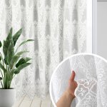 Voálová Luxusní vyšívaná záclona bílá Versailles White metráž Ervi 3634-11 – Hledejceny.cz