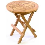Divero 35143 dětský odkládací sklopný stolek teakový – Zboží Dáma