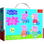 Trefl Baby Prasátko Peppa 4v1 3,4,5,6 dílků – Zboží Mobilmania