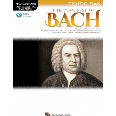 The Very Best of Bach Instrumental Play-Along proTenor Saxofón – Hledejceny.cz