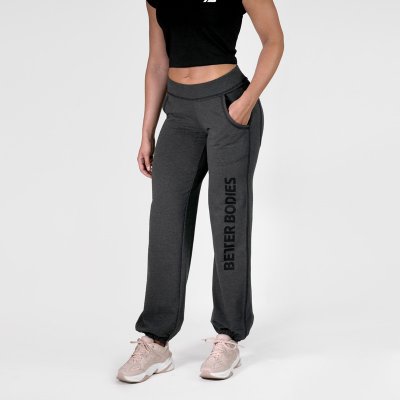 Better Bodies BAGGY SOFT SWEATPANTS DARK GREY