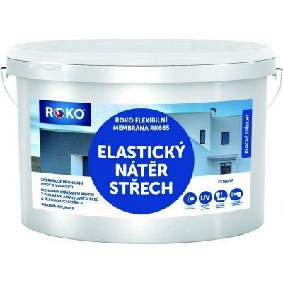 Rokospol Roko Flexibilní membrána nátěr na renovaci střech RK665 25kg Světle šedá – Sleviste.cz