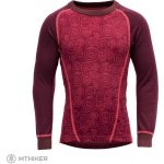 Devold Duo Active Merino shirt Kid růžová vínová – Hledejceny.cz