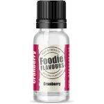 Foodie Flavours Přírodní koncentrované aroma 15 ml brusinka – Zboží Mobilmania