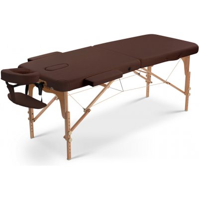 Fabulo USA Dřevěný masážní stůl Fabulo UNO Set 186x71 cm čokoládová 186 x 71 cm 13,2 kg – Zboží Dáma