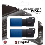 Kingston DataTraveler Exodia M 64GB DTXM/64GB-2P – Hledejceny.cz