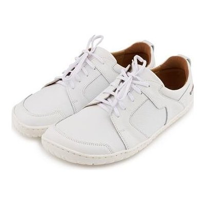 Vlnka barefoot kožené tenisky Saša bílá – Zboží Mobilmania