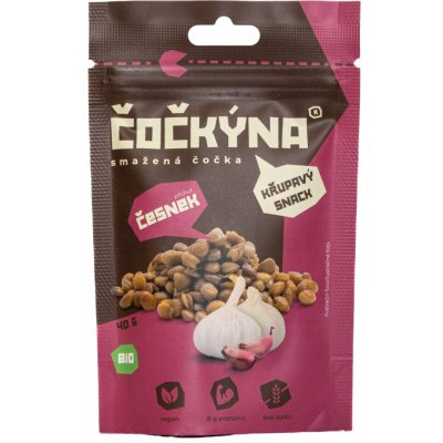 Čočkýna Smažená Čočka Bio česnek 40 g – Sleviste.cz