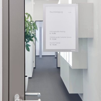 Magnetoplan Magnetofix samolepící magnetický rámeček, 2 ks stříbrný A4 – Sleviste.cz