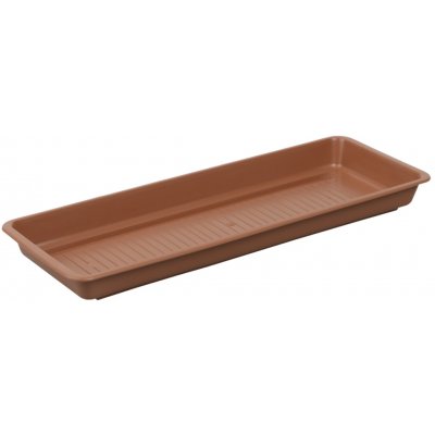 Plastkon podmiska pod truhlík Garden 80 x 17 x 4,5 cm Antracit – Sleviste.cz