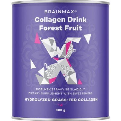 BrainMax Pure Collagen Drink kolagen nápoj lesní ovoce 300 g – Zboží Mobilmania
