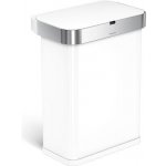 Simplehuman Rectangular 58 l bílý ST2033 – Zboží Dáma