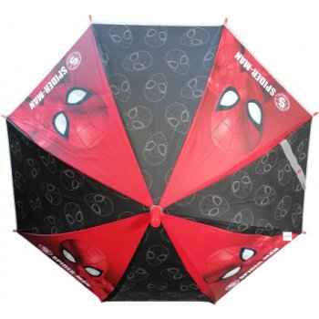 Spiderman 89/62 deštník chlapecký vystřelovací černo červený