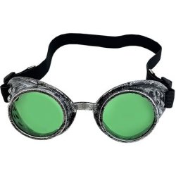 MOM Fun Company Brýle Steampunk Zelená skla