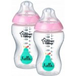 Tommee Tippee láhve růžové 2ks v balení 340 ml – Hledejceny.cz