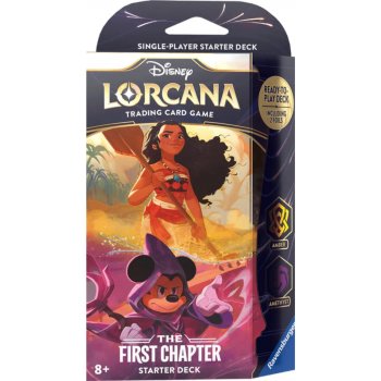 Disney Lorcana TCG: The First Chapter Amber / Amethyst Starter Deck