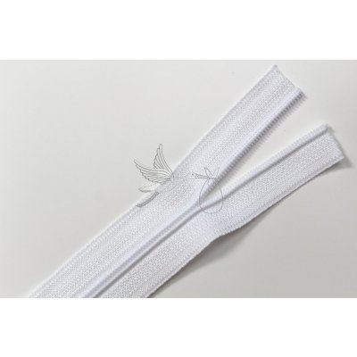 Nekonečný zip - bílý - Oeko-tex - class I – Zboží Mobilmania