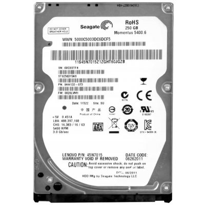 Seagate Momentus 5400.6 250GB, 2,5", 5400rpm, SATAII, 8MB, ST9250315AS – Hledejceny.cz