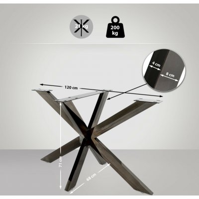 Design Shop Biloxi 319831 černá – Zboží Dáma