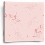 Sablio Obraz Růžové lístky - 50x50 cm – Hledejceny.cz