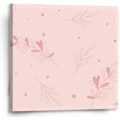 Sablio Obraz Růžové lístky - 50x50 cm – Hledejceny.cz