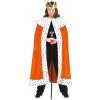 Karnevalový kostým Král plášť oranžový