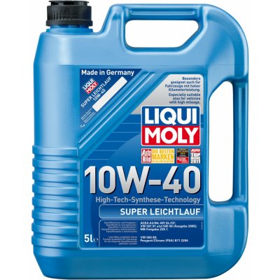 Liqui Moly 9505 Super Leichtlauf 10W-40 5 l – Zboží Mobilmania