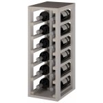 Expovinalia Regál na víno PETÍN I Borovice s bílým nátěrem – Zboží Dáma