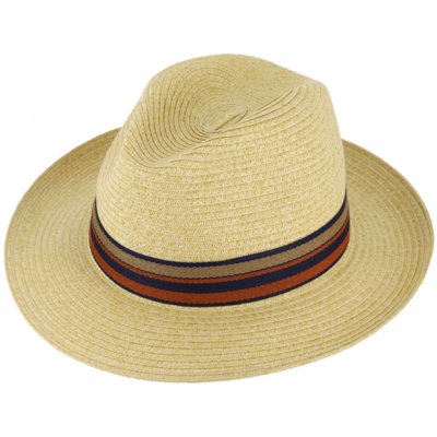 Fiebig Headwear since 1903 Letní crushable fedora klobouk Traveller Toyo béžový – Zboží Dáma