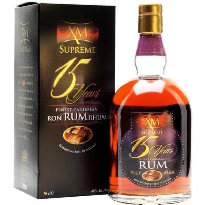 XM Demerara Supreme 15y 40% 0,7 l (holá láhev)