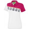 Dětské tričko Erima 5-C POLOKOŠILE bílá růžová