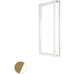 Aluplast jednokřídlové balkonové dveře Levé Dvojsklo Přírodní dub/bílá 90 x 210 cm – Hledejceny.cz