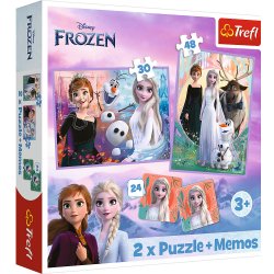 Trefl 2v1 + Memory Frozen 2 Disney