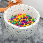 Aga suchý bazén 90 x 40 cm s míčky panda – Zboží Dáma