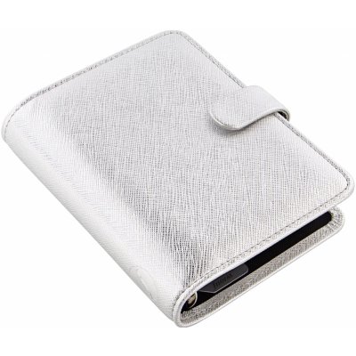 Filofax Saffiano A6 týdenní 2022 stříbrný – Zboží Živě