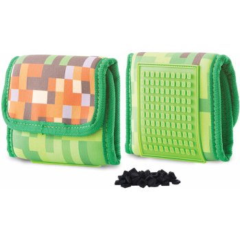 Pixie Crew peněženka Minecraft Zeleno hnědá