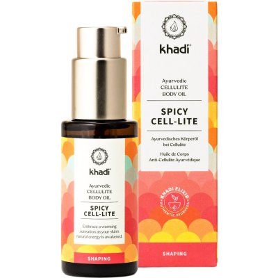 Khadi Elixir Skin & Soul Oil Spicy Cell-Lite tělový olej proti celulitidě 50 ml – Hledejceny.cz